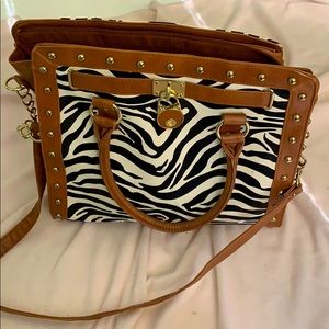 Zebra Print Bag